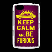 Coque BlackBerry 9720 Keep Calm and Be Furious Rose