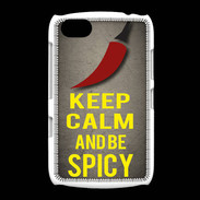 Coque BlackBerry 9720 Keep Calm and Be Spicy Gris