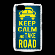 Coque BlackBerry 9720 Keep Calm and Take o road 2 Bleu