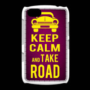 Coque BlackBerry 9720 Keep Calm and Take o road 2 Rose