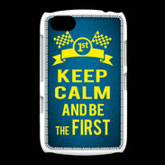 Coque BlackBerry 9720 Keep Calm and Be the First Bleu