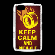 Coque BlackBerry 9720 Keep Calm and Burn Out Rouge