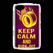 Coque BlackBerry 9720 Keep Calm and Burn Out Rose