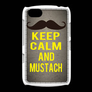 Coque BlackBerry 9720 Keep Calm and Mustach Gris