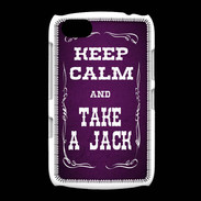 Coque BlackBerry 9720 Keep Calm and Take Jack Violet