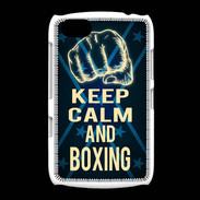 Coque BlackBerry 9720 Keep Calm and Boxing Bleu