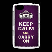 Coque BlackBerry 9720 Keep Calm and Carry on Violet