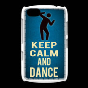 Coque BlackBerry 9720 Keep Calm and Dance Bleu