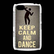 Coque BlackBerry 9720 Keep Calm and Dance Gris