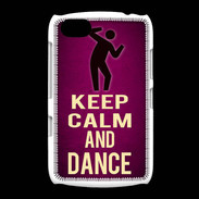 Coque BlackBerry 9720 Keep Calm and Dance Rose