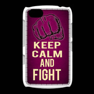 Coque BlackBerry 9720 Keep Calm and Fight Rose