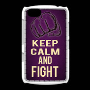 Coque BlackBerry 9720 Keep Calm and Fight Violet