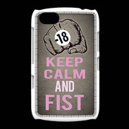 Coque BlackBerry 9720 Keep Calm and Fist Gris