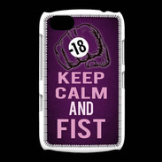 Coque BlackBerry 9720 Keep Calm and Fist Violet