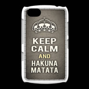 Coque BlackBerry 9720 Keep Calm and Hakuna Matata Gris