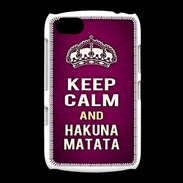 Coque BlackBerry 9720 Keep Calm and Hakuna Matata rose