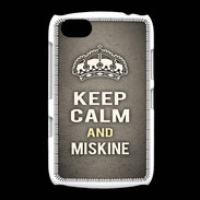 Coque BlackBerry 9720 Keep Calm and Miskine Gris