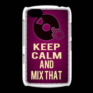 Coque BlackBerry 9720 Keep Calm and Mix That Rose