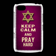 Coque BlackBerry 9720 Keep Calm and Pray jewish Rose