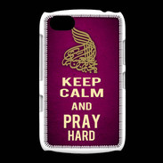 Coque BlackBerry 9720 Keep Calm and Pray Muslim Rose
