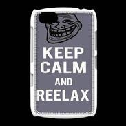 Coque BlackBerry 9720 Keep Calm and Reelax Gris