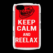 Coque BlackBerry 9720 Keep Calm and Reelax Rouge