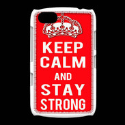 Coque BlackBerry 9720 Keep Calm and Stay strong Rouge
