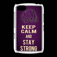 Coque BlackBerry 9720 Keep Calm and Stay strong Violet