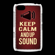 Coque BlackBerry 9720 Keep Calm and Up Sound Rouge