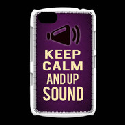 Coque BlackBerry 9720 Keep Calm and Up Sound Violet