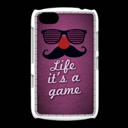 Coque BlackBerry 9720 Life It's a game Rose ZG