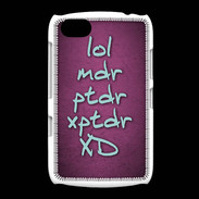 Coque BlackBerry 9720 LOL MDR Rose ZG