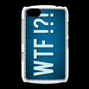 Coque BlackBerry 9720 WTF bleu ZG