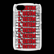 Coque BlackBerry 9720 L'seum rouge