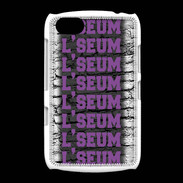 Coque BlackBerry 9720 L'seum violet