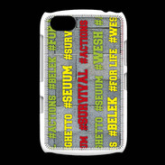 Coque BlackBerry 9720 Wesh Vert Jaune