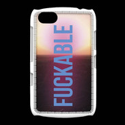 Coque BlackBerry 9720 Fuckable bleu ZG