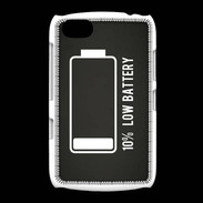 Coque BlackBerry 9720 Low Battery noir ZG