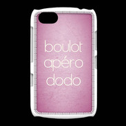 Coque BlackBerry 9720 Boulot Apéro Dodo Rose ZG