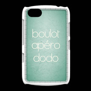 Coque BlackBerry 9720 Boulot Apéro Dodo Vert ZG