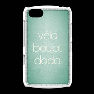 Coque BlackBerry 9720 Vélo Boulot Dodo Vert ZG