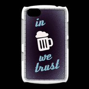 Coque BlackBerry 9720 In Beer We trust bleu ZG