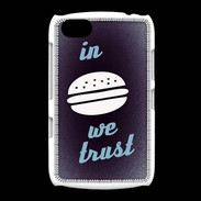 Coque BlackBerry 9720 In Burger We trust Bleu ZG