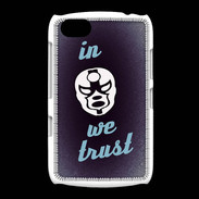 Coque BlackBerry 9720 In Catch We trust Bleu ZG