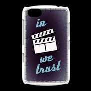 Coque BlackBerry 9720 In Ciné We trust Bleu ZG