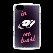 Coque BlackBerry 9720 In DJ We trust Rouge ZG