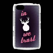 Coque BlackBerry 9720 In Elan We trust Rouge ZG