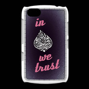 Coque BlackBerry 9720 In Islam We trust Rouge ZG
