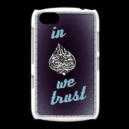 Coque BlackBerry 9720 In Islam We trust Bleu ZG