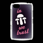 Coque BlackBerry 9720 In Mushrooms We trust Rouge ZG